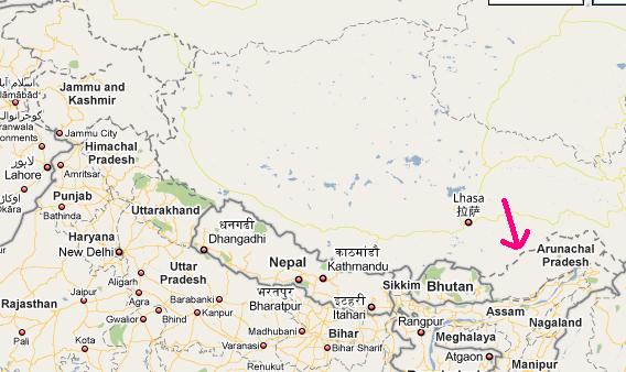  india google  Google Map Shows Arunachal Pradesh as Part of 2 Countires 