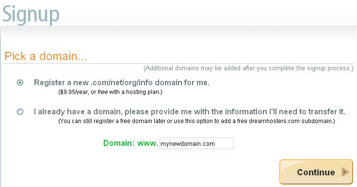  webhosting  Sign Up for Free Dreamhost Trial Account 