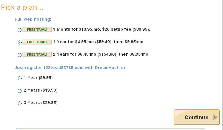  webhosting  Sign Up for Free Dreamhost Trial Account 