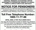 pensioners-toll-free-number
